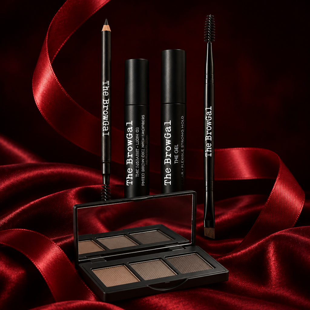 The Full Routine on red satin