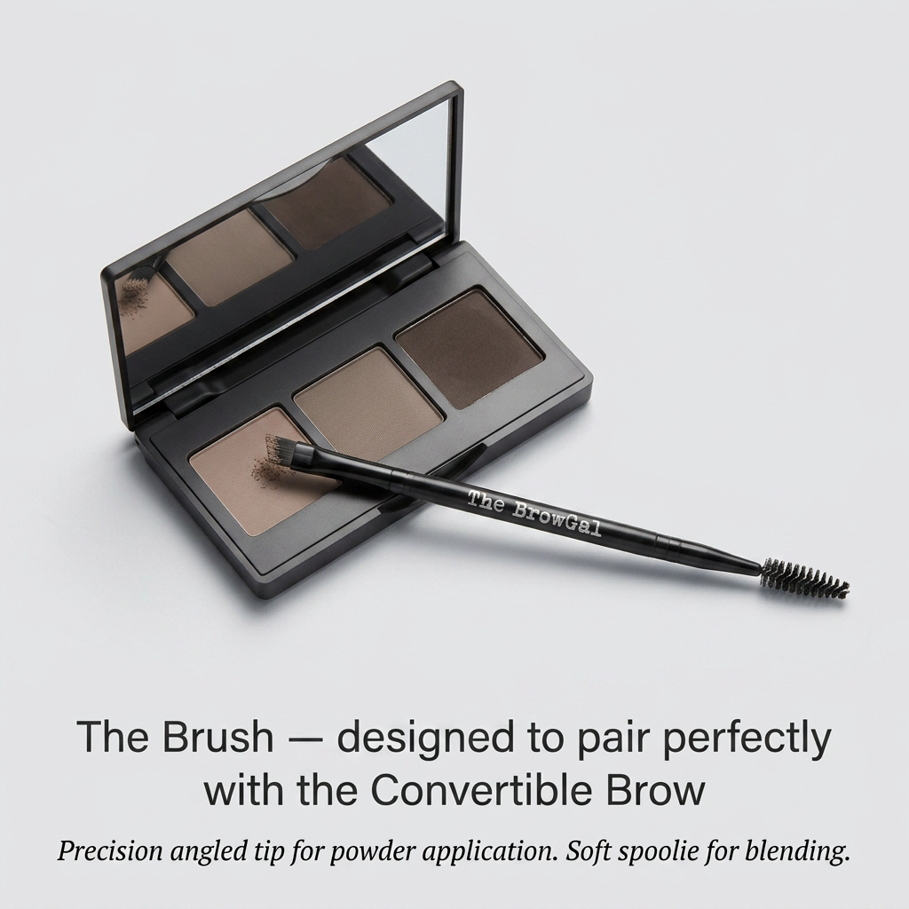 Double Ended Eyebrow Brush