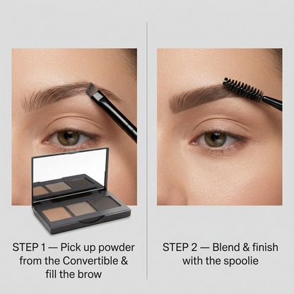 Double Ended Eyebrow Brush