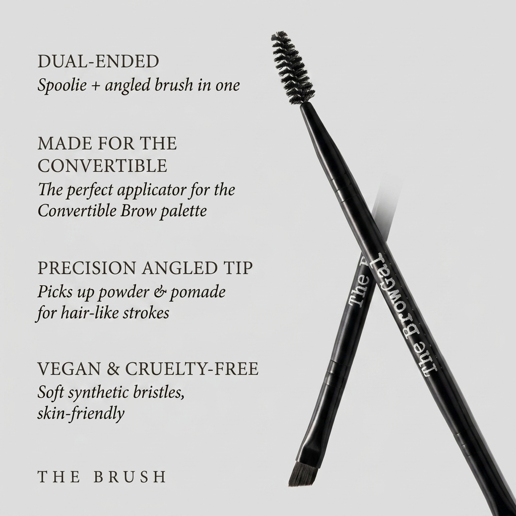 Double Ended Eyebrow Brush