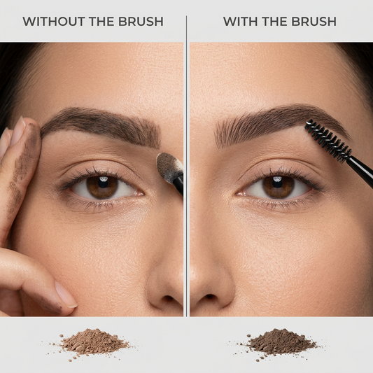 Double Ended Eyebrow Brush